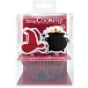 SCRAPCOOKING 24 Caissettes + 24 Cake Toppers Sorcier* Décoration Gâteau|Moules En Papier