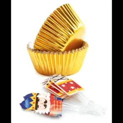 SCRAPCOOKING 24 Caissettes Cupcakes + 24 Cake Toppers Casse Noisette* Moules En Papier