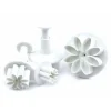 SCRAPCOOKING 4 Emporte-Pièces Fleur à Poussoir* Emporte Pièce - Découpoir Pâtisserie