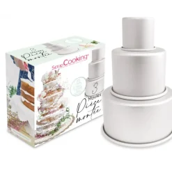 SCRAPCOOKING 3 Moules Pièce Montée Aluminium* Moules À Gâteaux