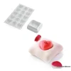 SILIKOMART 7 Moules Silicone Coussin et 1 Plaque 15 Cœurs Bombés Professional* Moule Silicone|Moules À Gâteaux