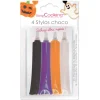 SCRAPCOOKING 4 Stylos Glaçage Chocolat Noir Violet Orange et Blanc* Nappages Et Glaçages|Décoration Comestible