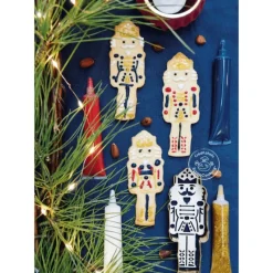 SCRAPCOOKING 4 Stylos Glaçage Pailletés Noir Rouge Argenté Doré* Nappages Et Glaçages