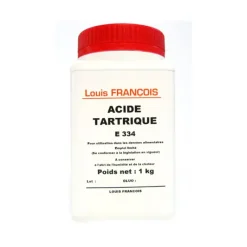 LOUIS FRANCOIS Acide Tartrique 1 kg E334* Additifs Alimentaires