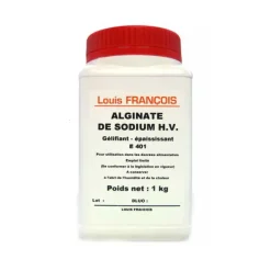 LOUIS FRANCOIS Alginate de Sodium H.V. 1 kg Louis François* Additifs Alimentaires