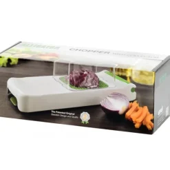 TELLIER Alligator Blanc grille 6mm avec bac* Coupe Légumes