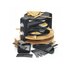 KITCHENCHEF Appareil à Raclette Multifonction, Grill & Crêpière* Crêpière Eléctrique