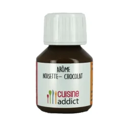 CUISINEADDICT Arôme Alimentaire Chocolat Noisette 58 ml* Arômes Alimentaires