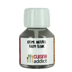CUISINEADDICT Arôme Alimentaire Naturel Rhum Blanc 58 ml* Arômes Alimentaires