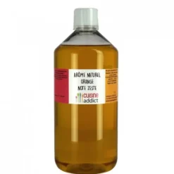 CUISINEADDICT Arôme Alimentaire Naturel Orange Zeste 1 L* Arômes Alimentaires