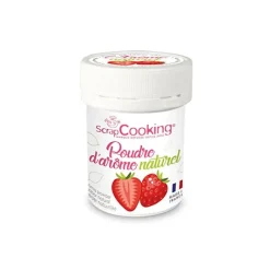 SCRAPCOOKING Arôme Naturel en Poudre Fraise 15 g* Arômes Alimentaires
