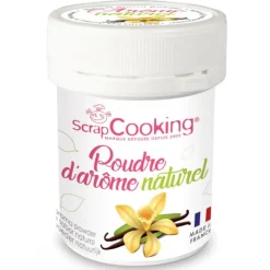 SCRAPCOOKING Arôme Naturel en Poudre Vanille 15g* Arômes Alimentaires