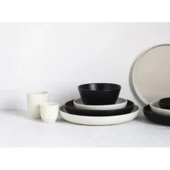 REVOL Assiette Creuse Porcelaine Noire 27 cm Adélie* Vaisselle