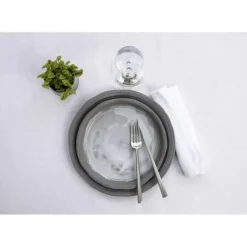 REVOL Assiette en Céramique Blanc Arctique 25,5 cm No.W* Vaisselle