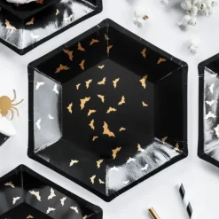 FUNCAKES Assiettes en Carton Trick Or Treat Halloween PartyDeco (x6)* Vaisselle