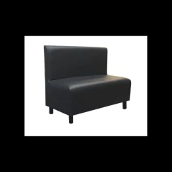 2IMAHL Banquette en Simili Cuir Noir Lisbonne* Mobilier Restaurant