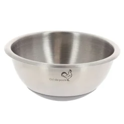 DE BUYER Bassine Demi-Sphérique Inox et Fond Silicone Ø 16 cm* Culs De Poule