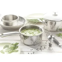 DE BUYER Batterie Cuisine Induction Casserole Inox Ø 16-18-20 cm Milady* Casseroles