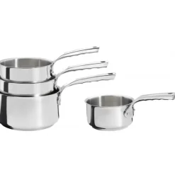 DE BUYER Batterie Cuisine Induction Casserole Inox Ø 14-16-18-20 cm Milady* Casseroles