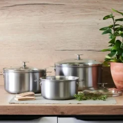 DE BUYER Batterie de Cuisine 7 pièces Alchimy Loqy* Batterie De Cuisine|Casseroles