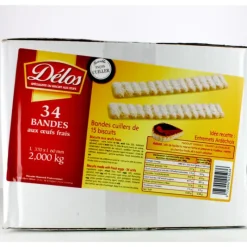 CUISINEADDICT Biscuits cuillers natures en bande x 34* Produits Pâtisserie