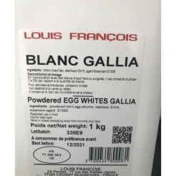 LOUIS FRANCOIS Blanc d'Oeuf Déshydraté Gallia 1 kg Louis François* Produits Pâtisserie