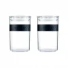 BODUM Bocal Plastique 600 ml avec Couvercle (x2) PRESSO* Conservation