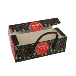 PATISDECOR Boîte à Bûche 25 x 11 cm Scandinave Patisdécor* Emballage Alimentaire