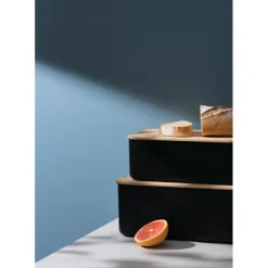 BODUM Boîte à Pain 29 x 19 cm x H 11 cm Noir BISTRO* Conservation