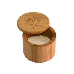 TOTALLY BAMBOO Boîte à Sel Magnétique en Bambou* Moulin