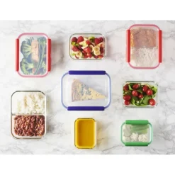 MASTRAD Boîte de Conservation Connectée 1,52 L Bleu Stor'eat* Conservation