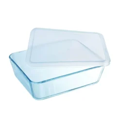 PYREX Boîte de Conservation en Verre Rectangulaire 27 x 23 cm 4 L Cook & Store* Conservation
