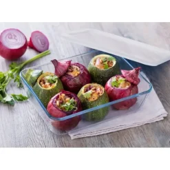 PYREX Boîte de Conservation en Verre Rectangulaire 19 x 14 cm 0,8 L Cook & Store* Conservation