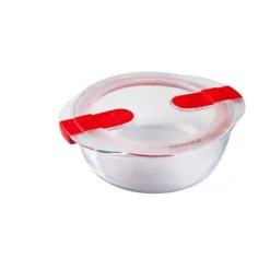 PYREX Boîte de Conservation en Verre Ronde 20 cm 1,1 L Cook & Heat* Conservation