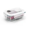 PEBBLY Boîte de Conservation en Verre Rectangle 400 ml* Plat De Cuisson|Conservation