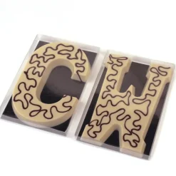 CHOCOLATE WORLD Boîte Emballage Chocolat avec Fond Noir 17,6 x 11,7 cm (x100)* Emballage Alimentaire