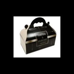 CUISINEADDICT Boîte pâtissière avec poignées Inspirations 10 x 12 cm x H 7 cm (x50)* Emballage Alimentaire