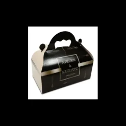 CUISINEADDICT Boîte pâtissière avec poignées Inspirations 10 x 18 cm x H 7 cm (x50)* Emballage Alimentaire