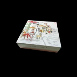 CUISINEADDICT Boîte pâtissière Balade Gourmande - 25 x H 8 cm - (x50)* Emballage Alimentaire