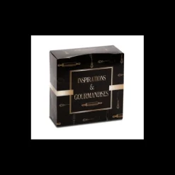CUISINEADDICT Boîte pâtissière Inspirations et Gourmandises - 20 x H 8 cm - (x50)* Emballage Alimentaire