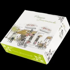 CUISINEADDICT Boîte pâtissière Pause Gourmande - 18 x H 5 cm - (x50)* Emballage Alimentaire