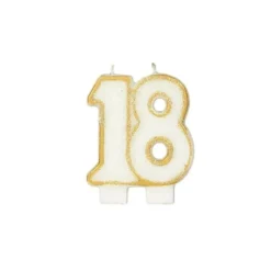 GATODECO Bougie Anniversaire 18 ans Gatodéco* Décoration Gâteau