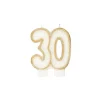 GATODECO Bougie Anniversaire 30 ans Gatodéco* Décoration Gâteau