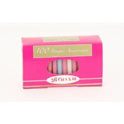 CUISINEADDICT Bougie anniversaire torsadées Assorties (x100)* Décoration Gâteau