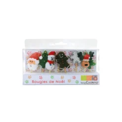SCRAPCOOKING Bougie de Noël (x8)* Décoration Gâteau
