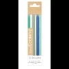 SCRAPCOOKING Bougies Longues Bleu et Argent 12 cm (x12)* Décoration Gâteau