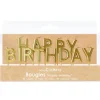 SCRAPCOOKING Bougies "Happy Birthday" Dorées* Décoration Gâteau