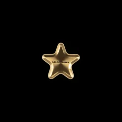 LE CREUSET Bouton Etoile Doré Ø 5,7 cm Signature* Cocotte En Fonte