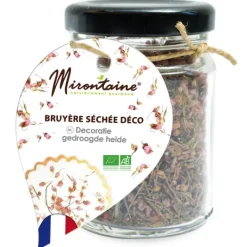MIRONTAINE Bruyère Fleurs Séchées Comestibles Bio 11 g* Produits Bio