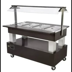 ROLLER GRILL Buffet Chaud Central 20 à 90°C 1420 x 950 x 1370 mm* Buffet Self Service